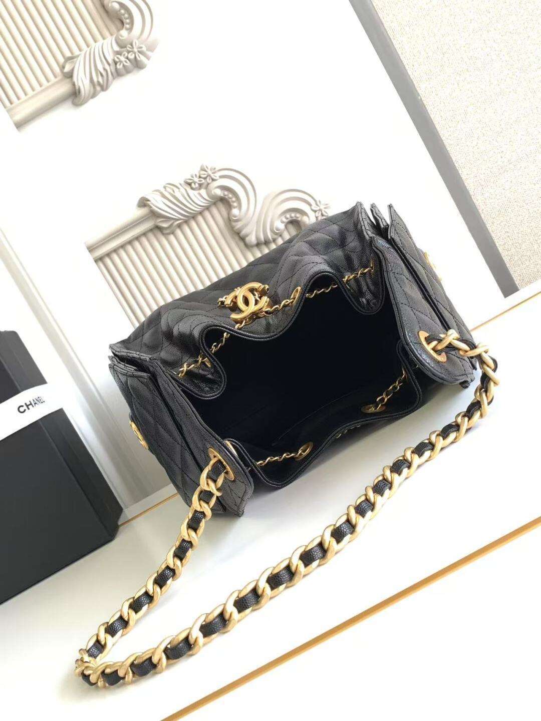 Bolsa Hobo Chanel 25 Black