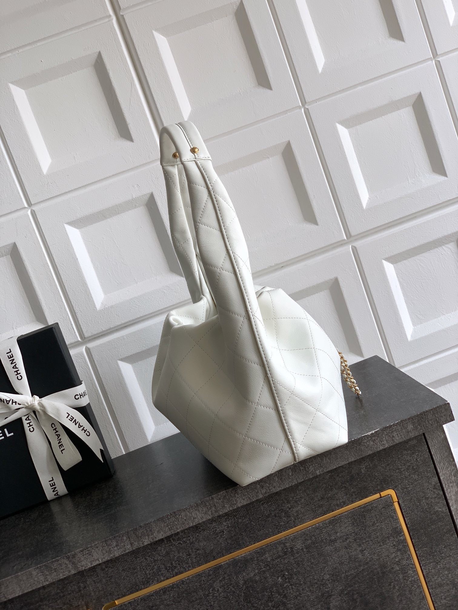 Chanel Hobo Bag White