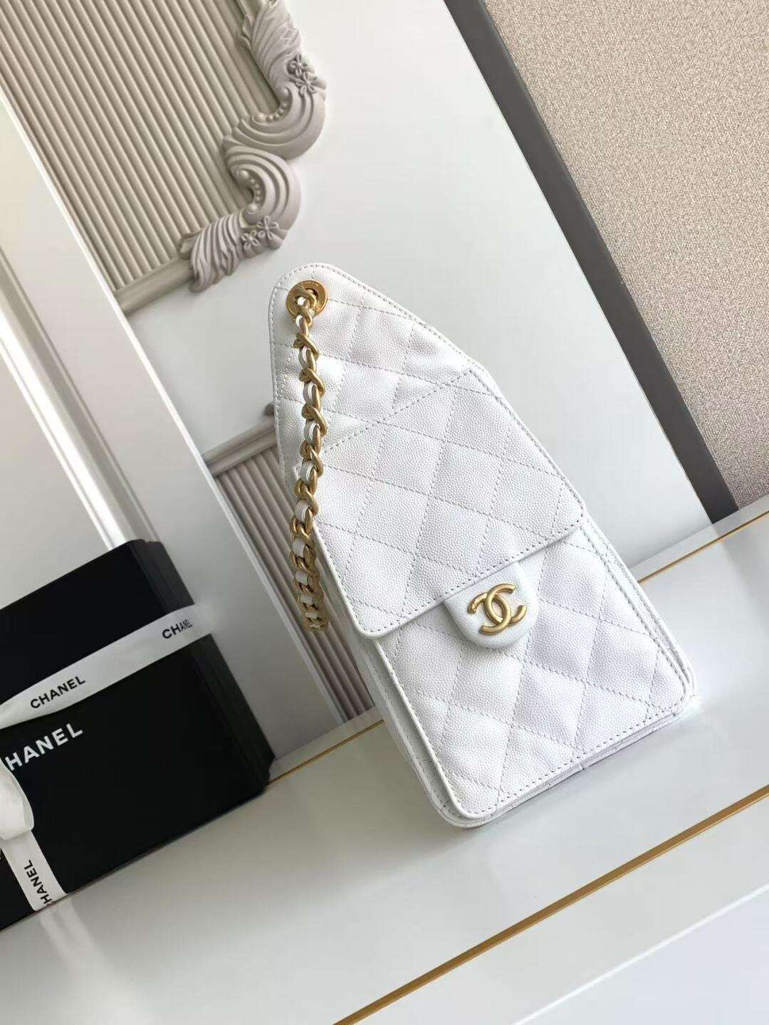 Bolsa Hobo Chanel 25 White