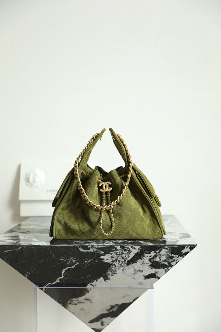 Bolsa Hobo Chanel 25 Green