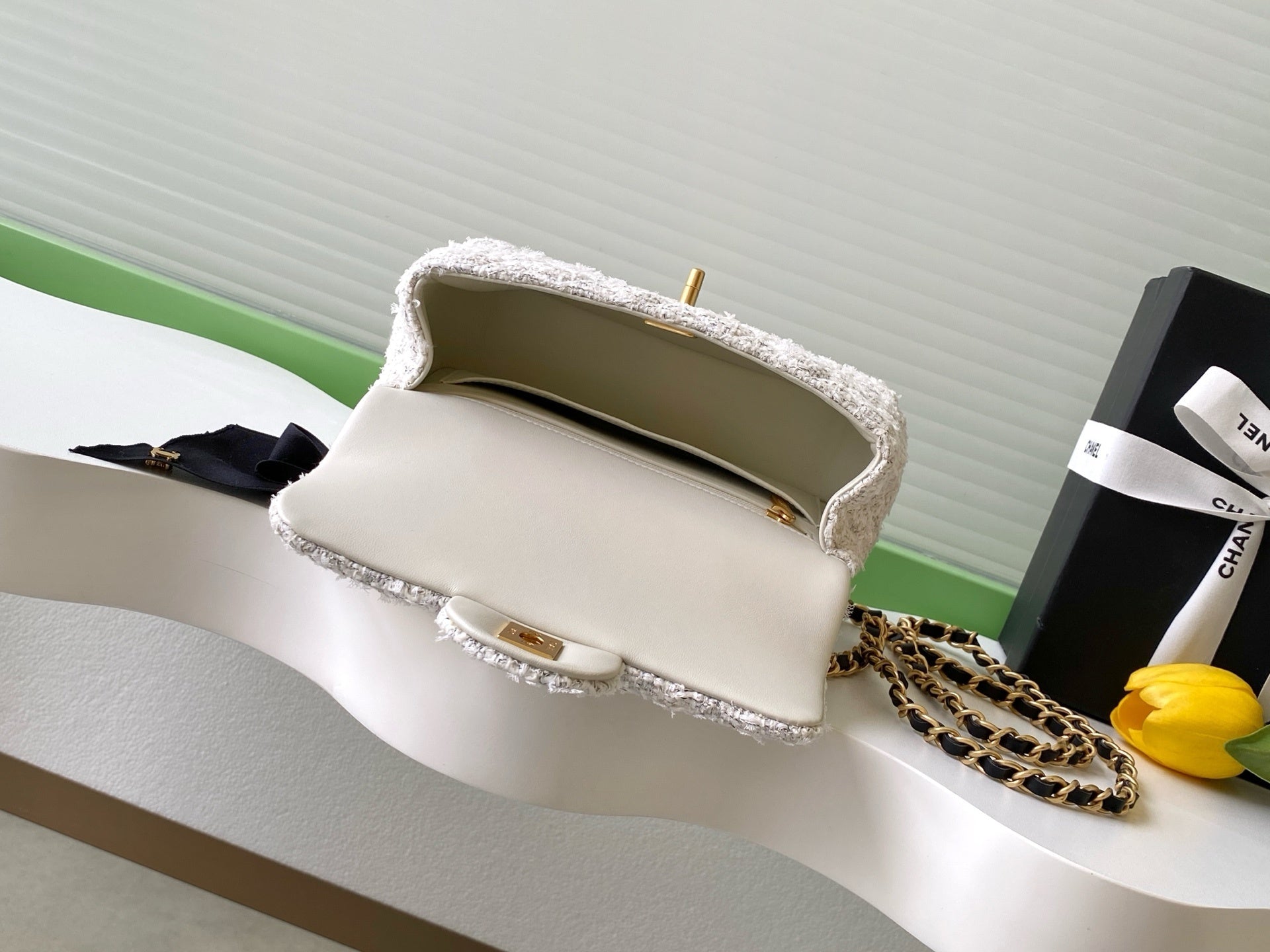 Mini Flap Bag With Top Handle CHANEL