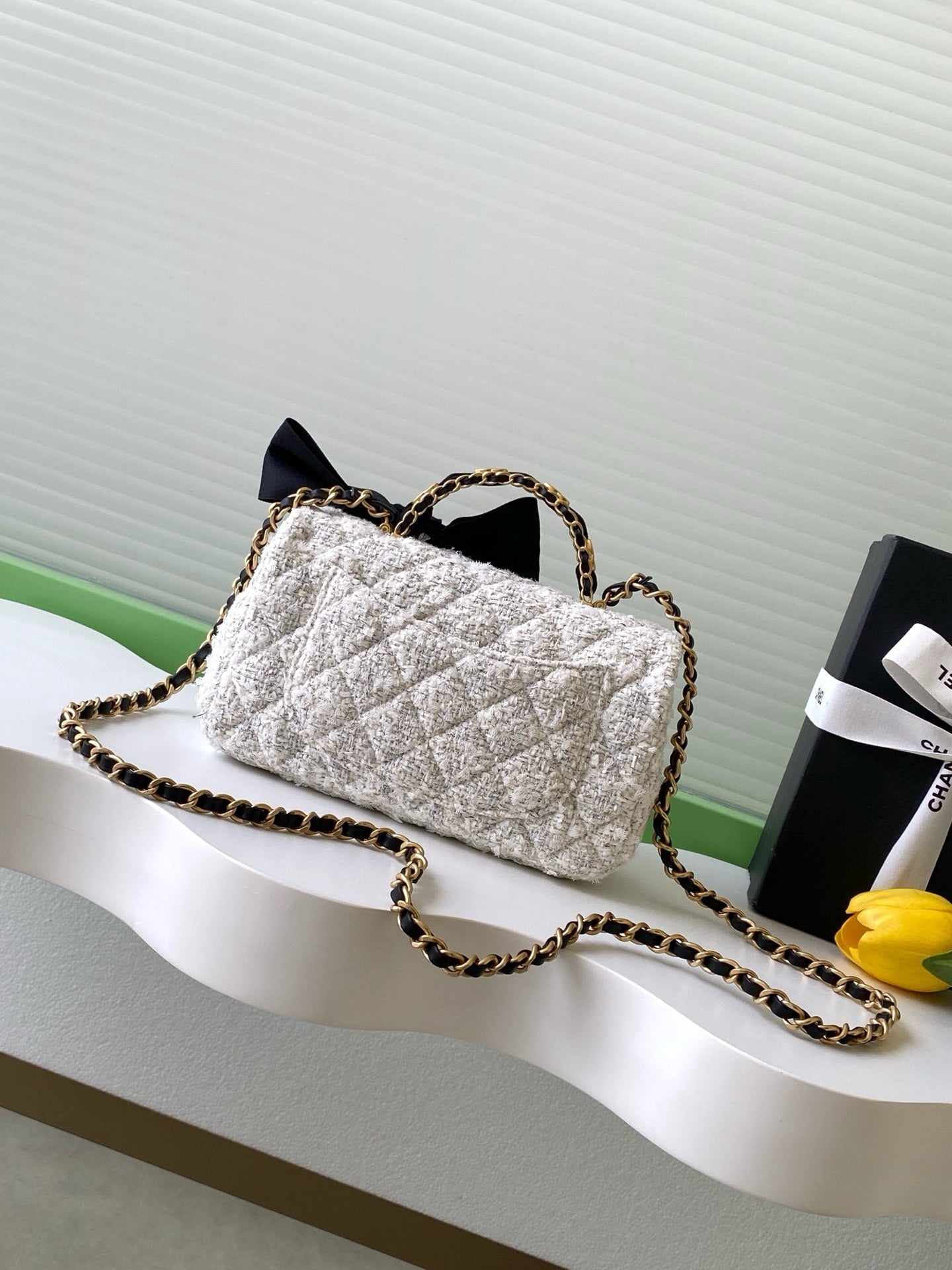 Mini Flap Bag With Top Handle CHANEL