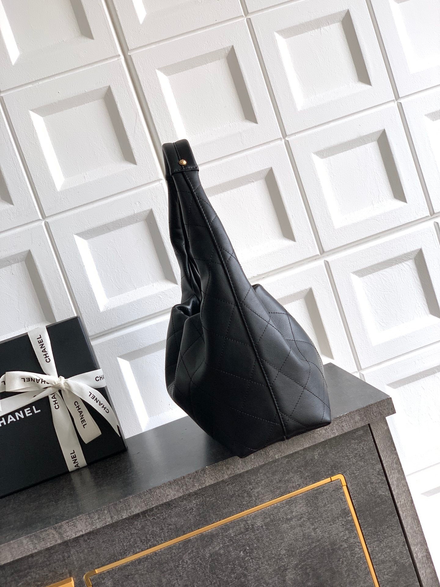 Chanel Hobo Bag Black