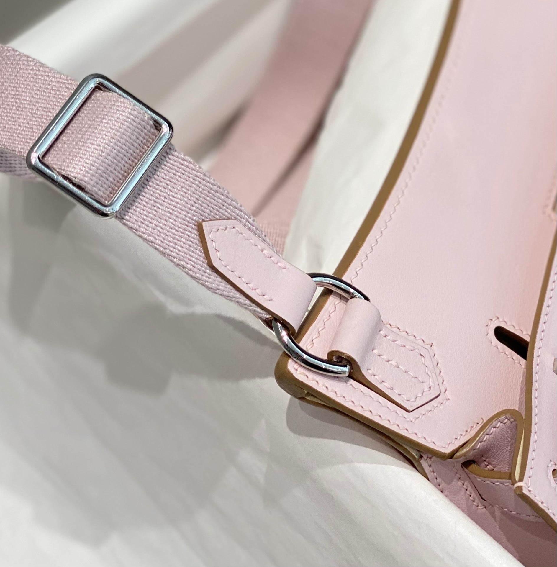 Bolsa Hermès Jypsière Mini Evercolor Mauve