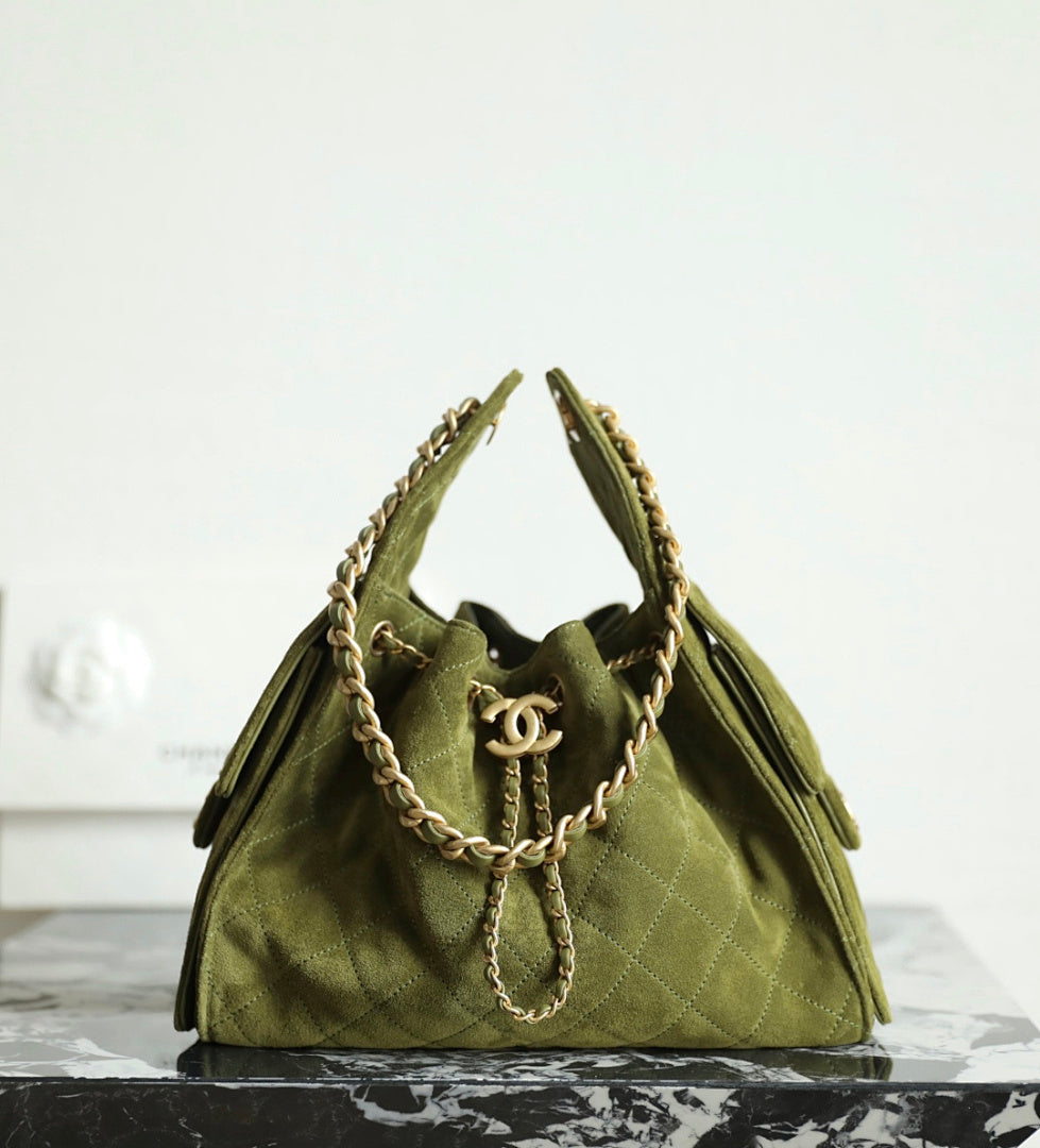 Bolsa Hobo Chanel 25 Green
