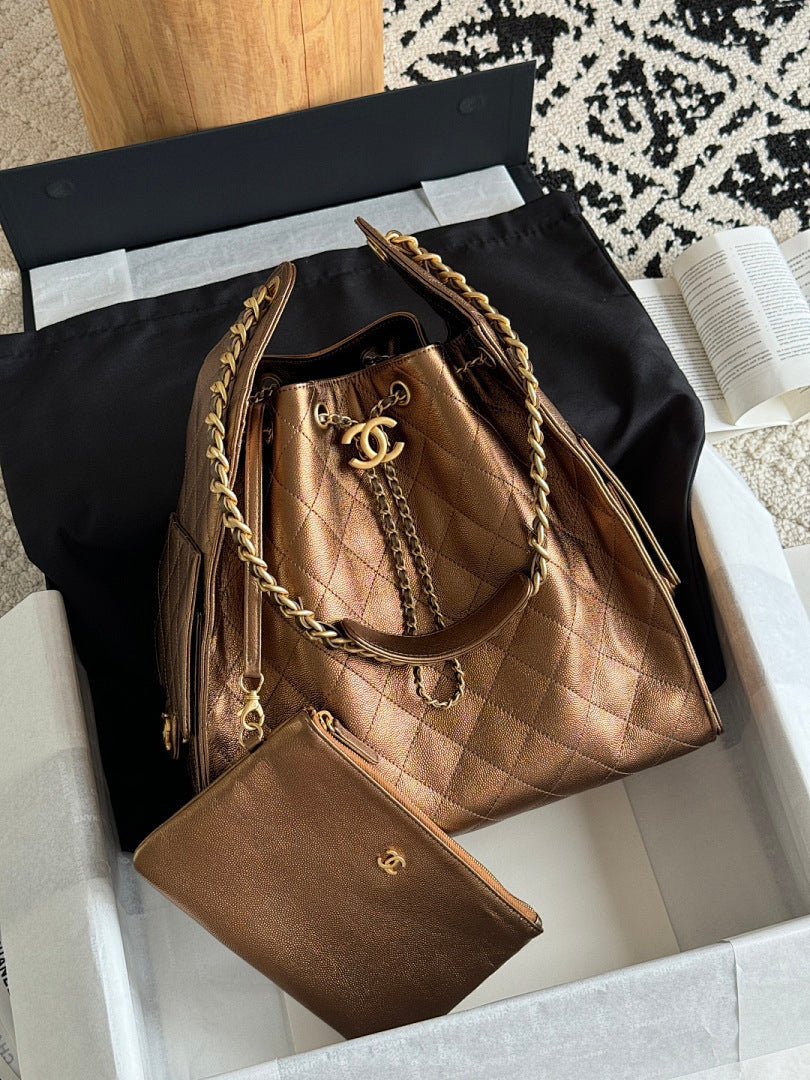 Bolsa CHANEL 25 Large Bronze