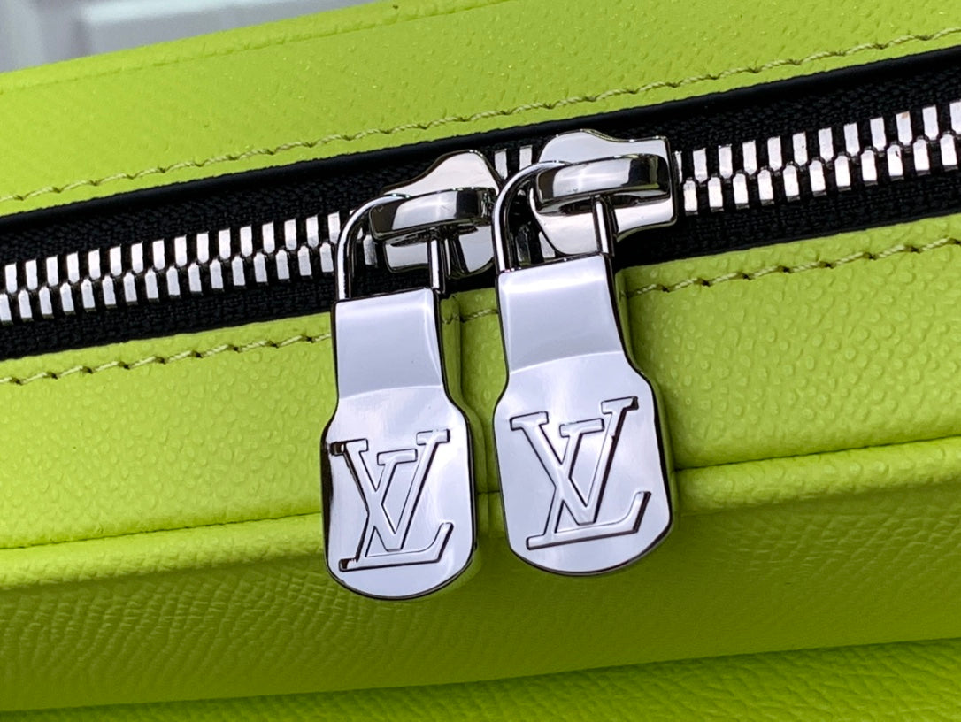 Lv Yellow Monogram Taïgarama Outdoor Messenger