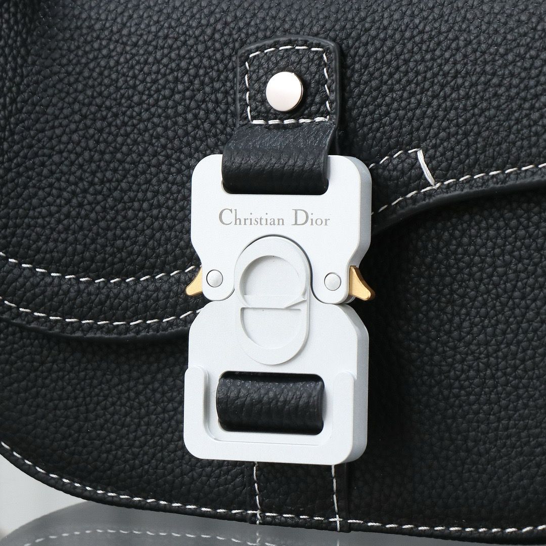 Dior Mini Saddle Bag Black