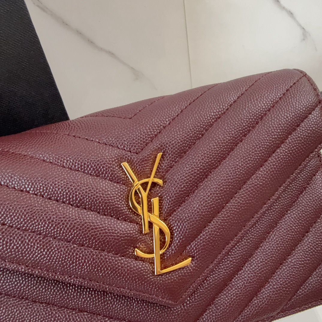 Saint Laurent Wallet Wine