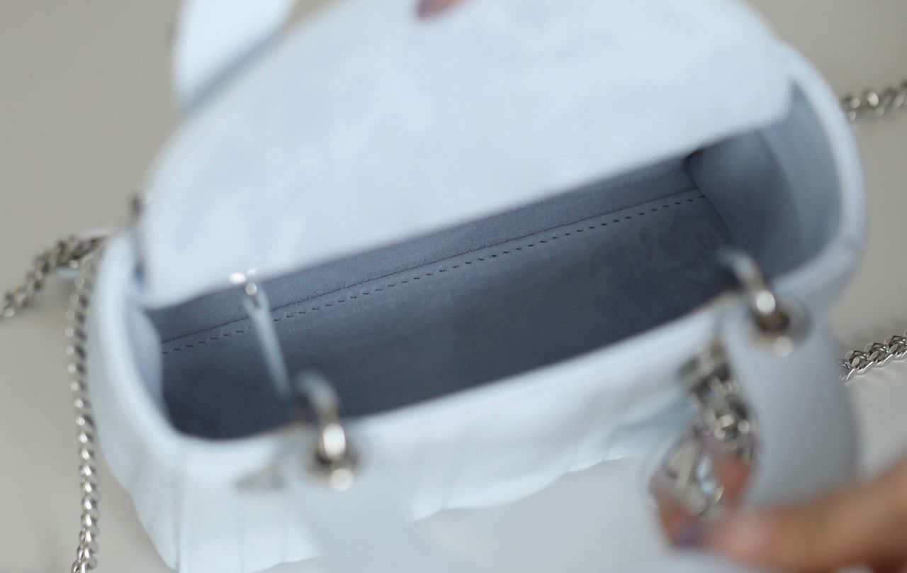 Dior Small Lady Dior Cyan