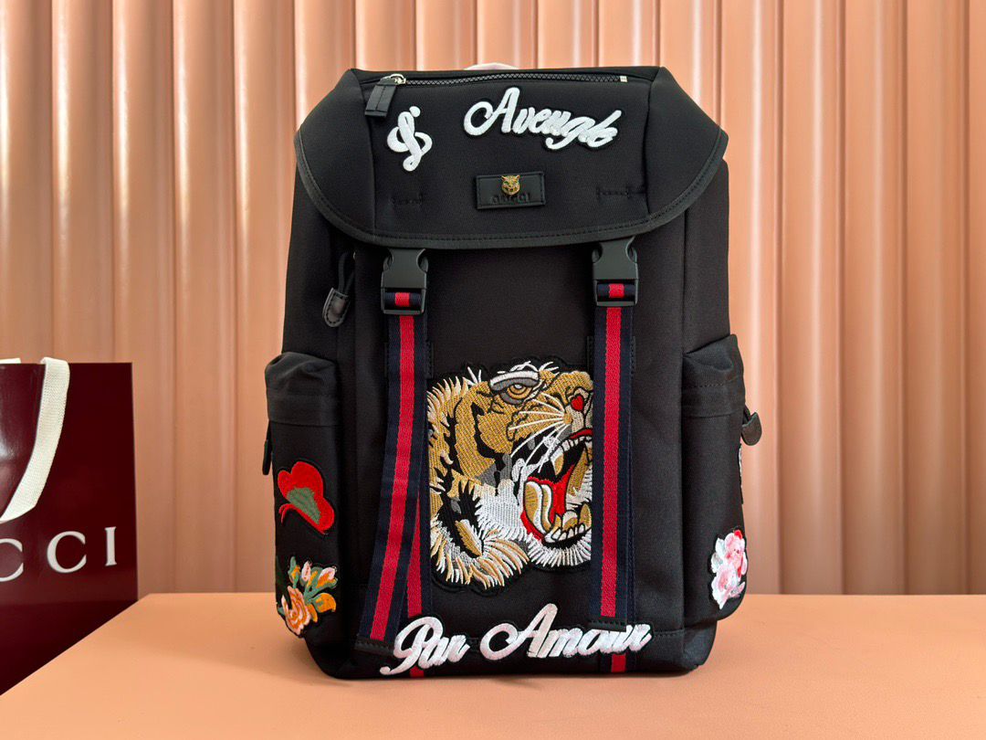 Mochila Gucci L'Aveugle Par Amour Tiger