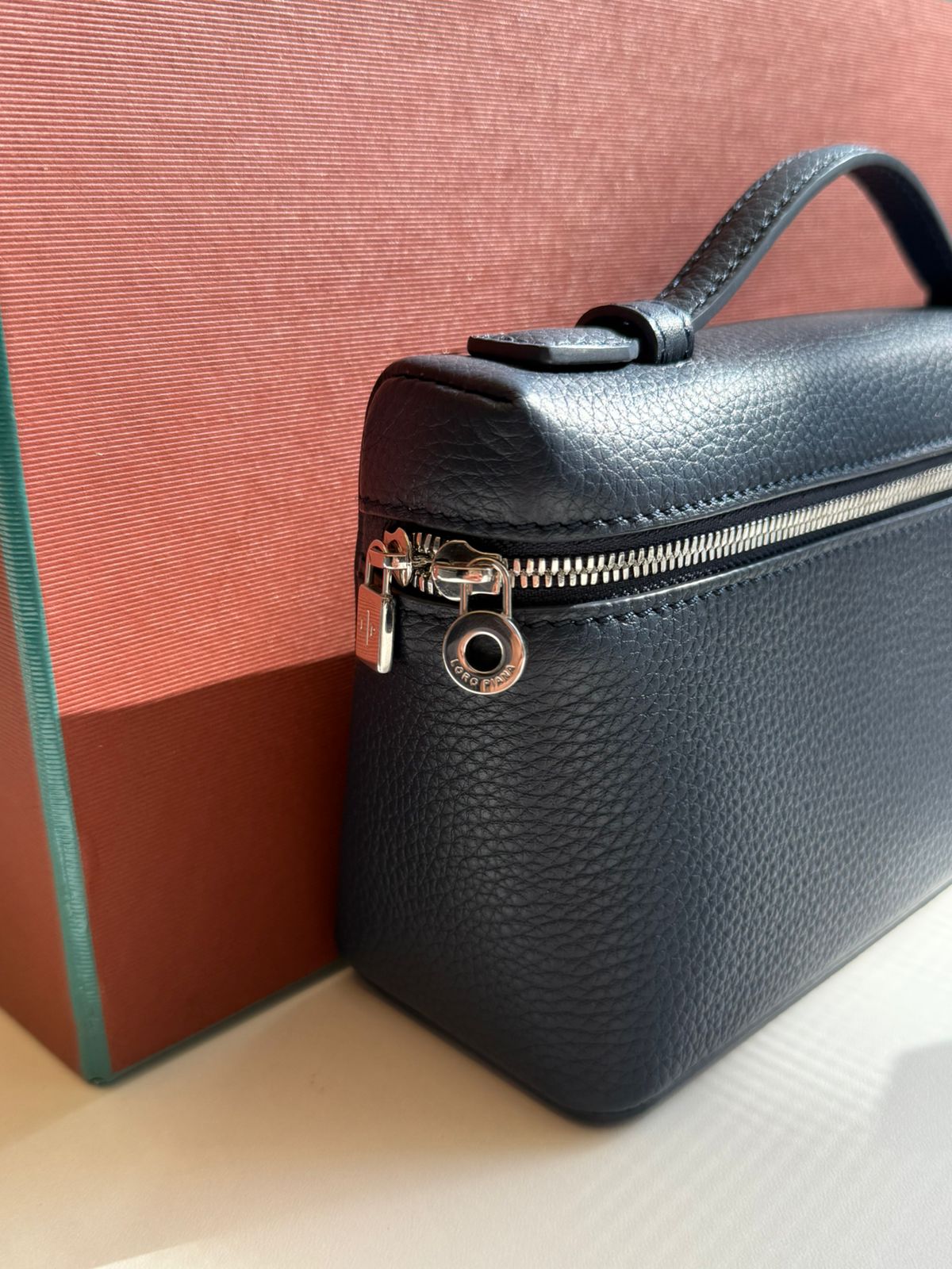 Loro Piana L19 Extra Pocket Pouch Blue