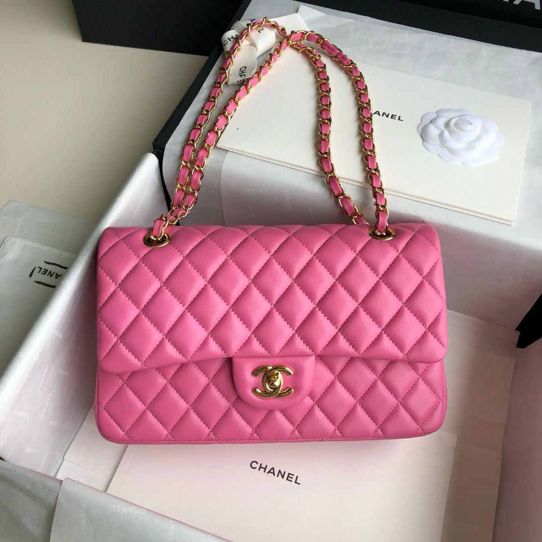 Chanel 21P Pink Lambskin Quilted