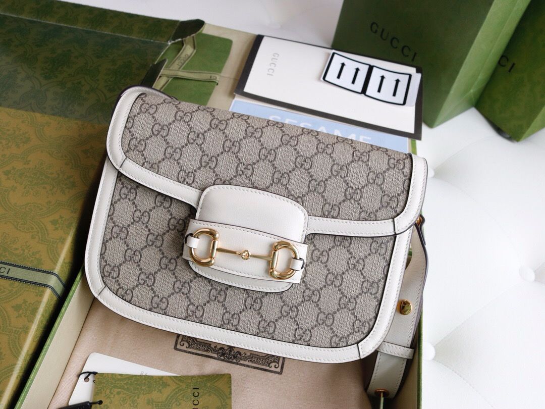 Gucci Horsebit 1955 Bag GG Supreme Canvas