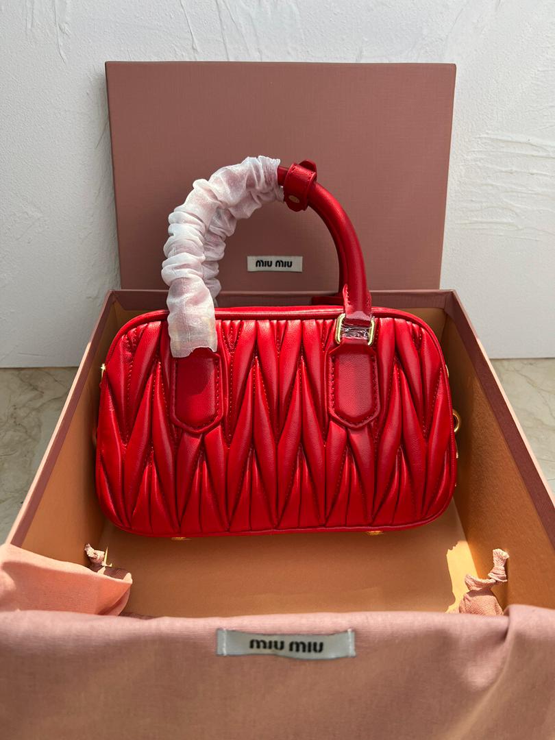 Bolsa Miu Miu Arcadie Mini Red