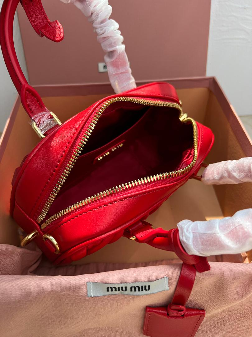 Bolsa Miu Miu Arcadie Mini Red