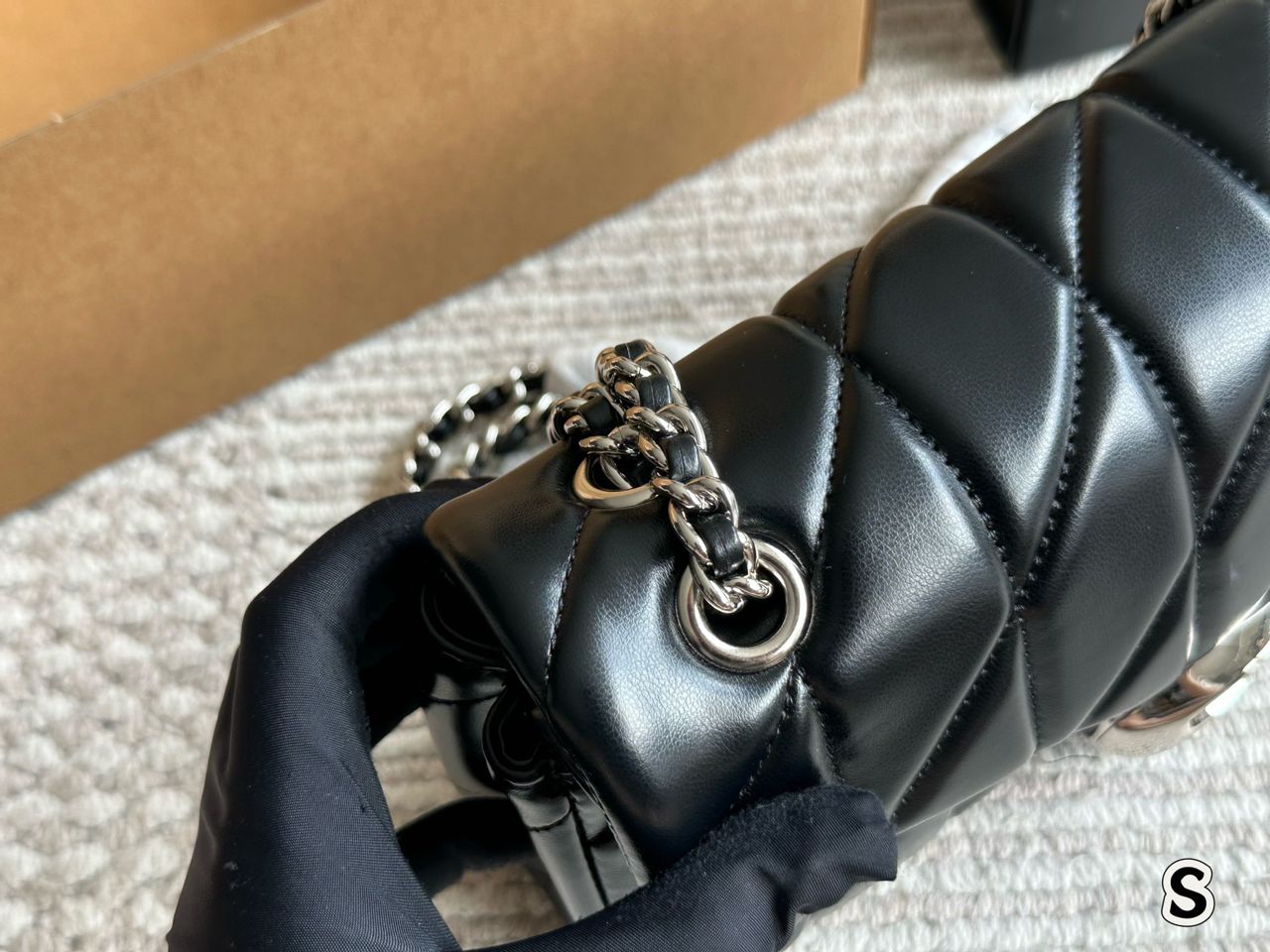 Coach Tabby Black Silver