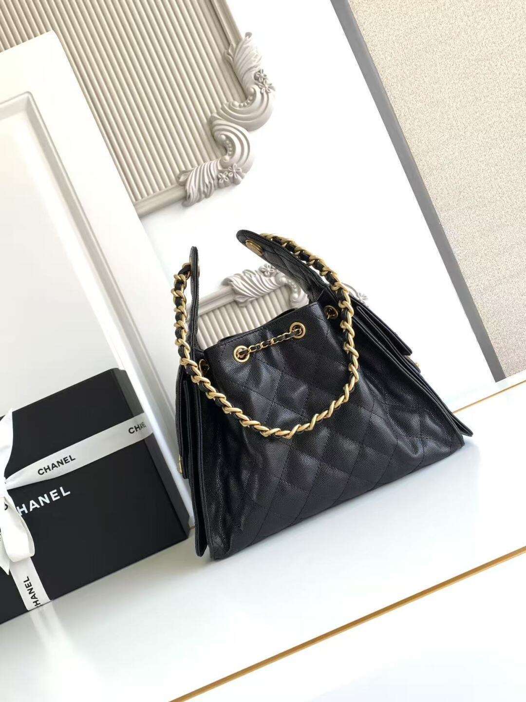 Bolsa Hobo Chanel 25 Black