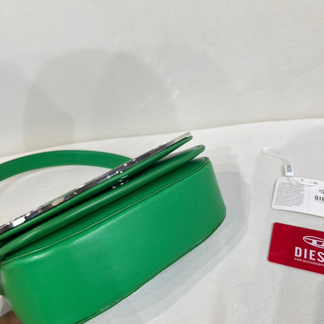 Diesel 1DR Shoulder Bag Nappa Leather green