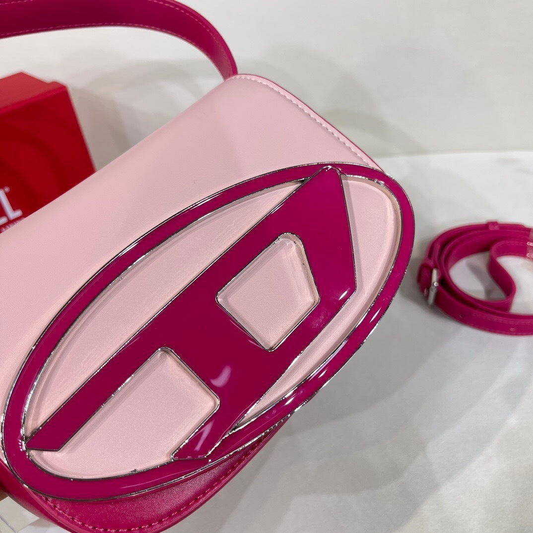 Diesel 1DR Shoulder Bag Nappa Leather pink