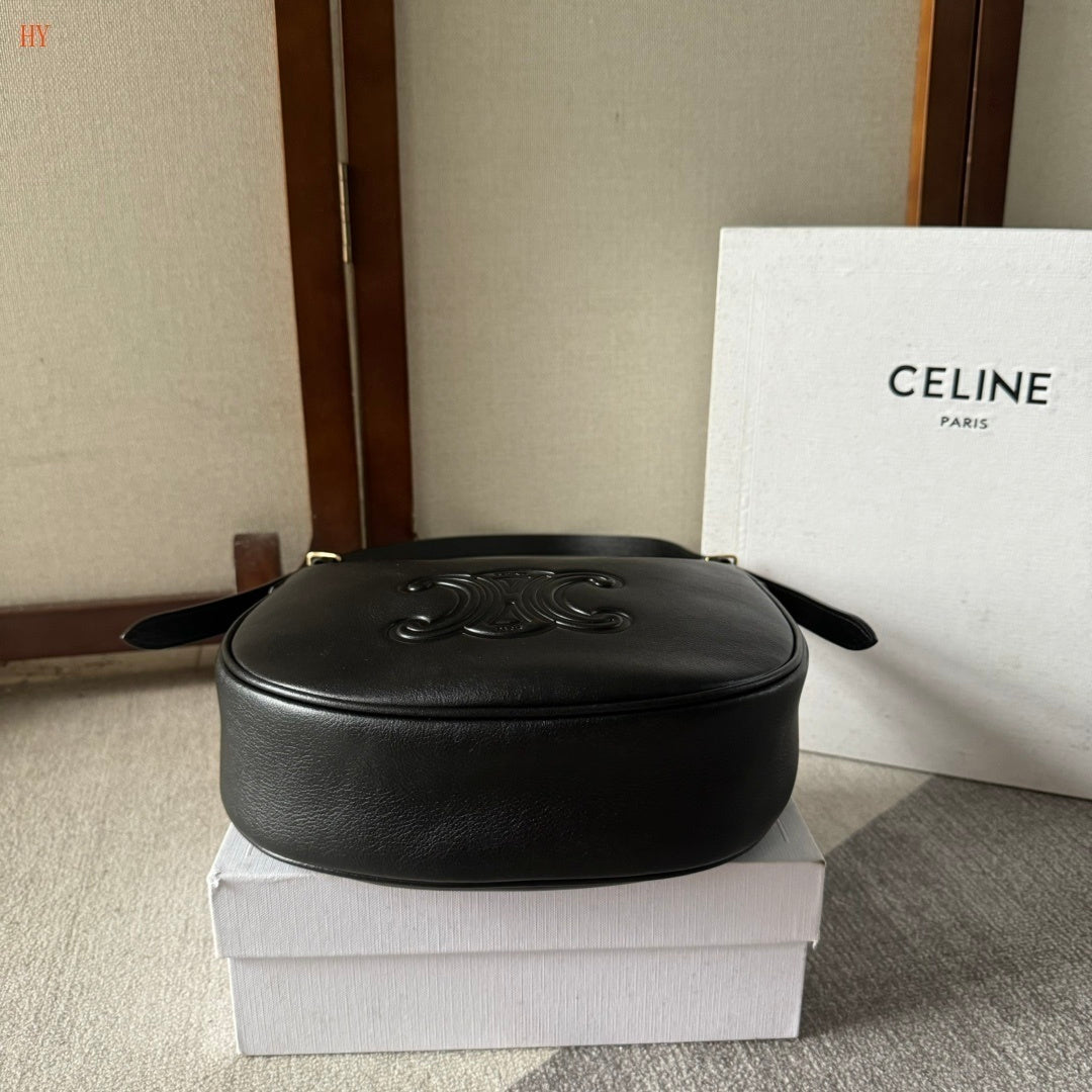 Celine Heloïse Cuir Triomphe Black