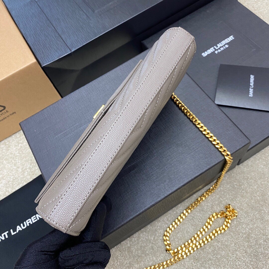 Saint Laurent Should Bag gray