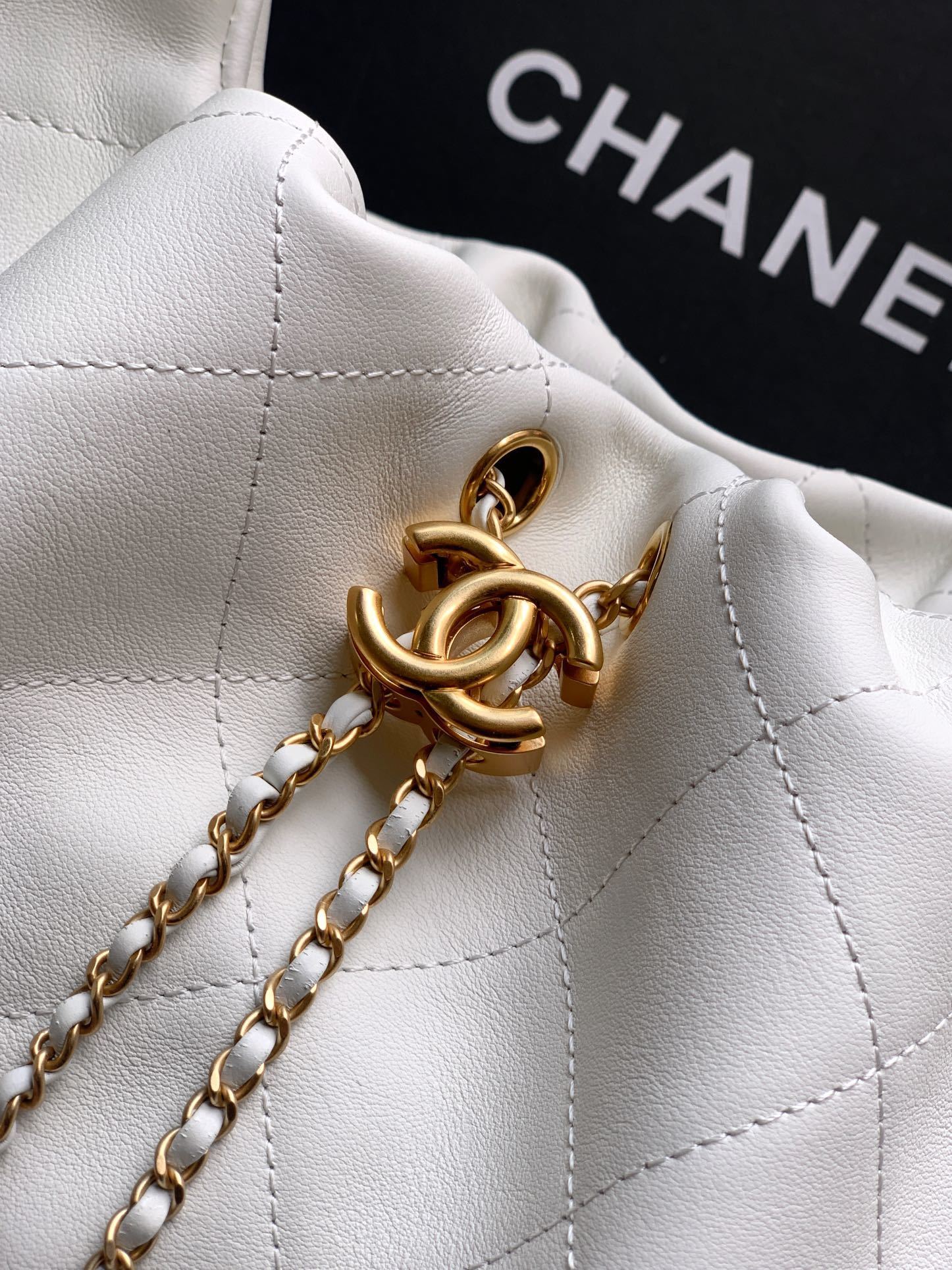 Chanel Hobo Bag White