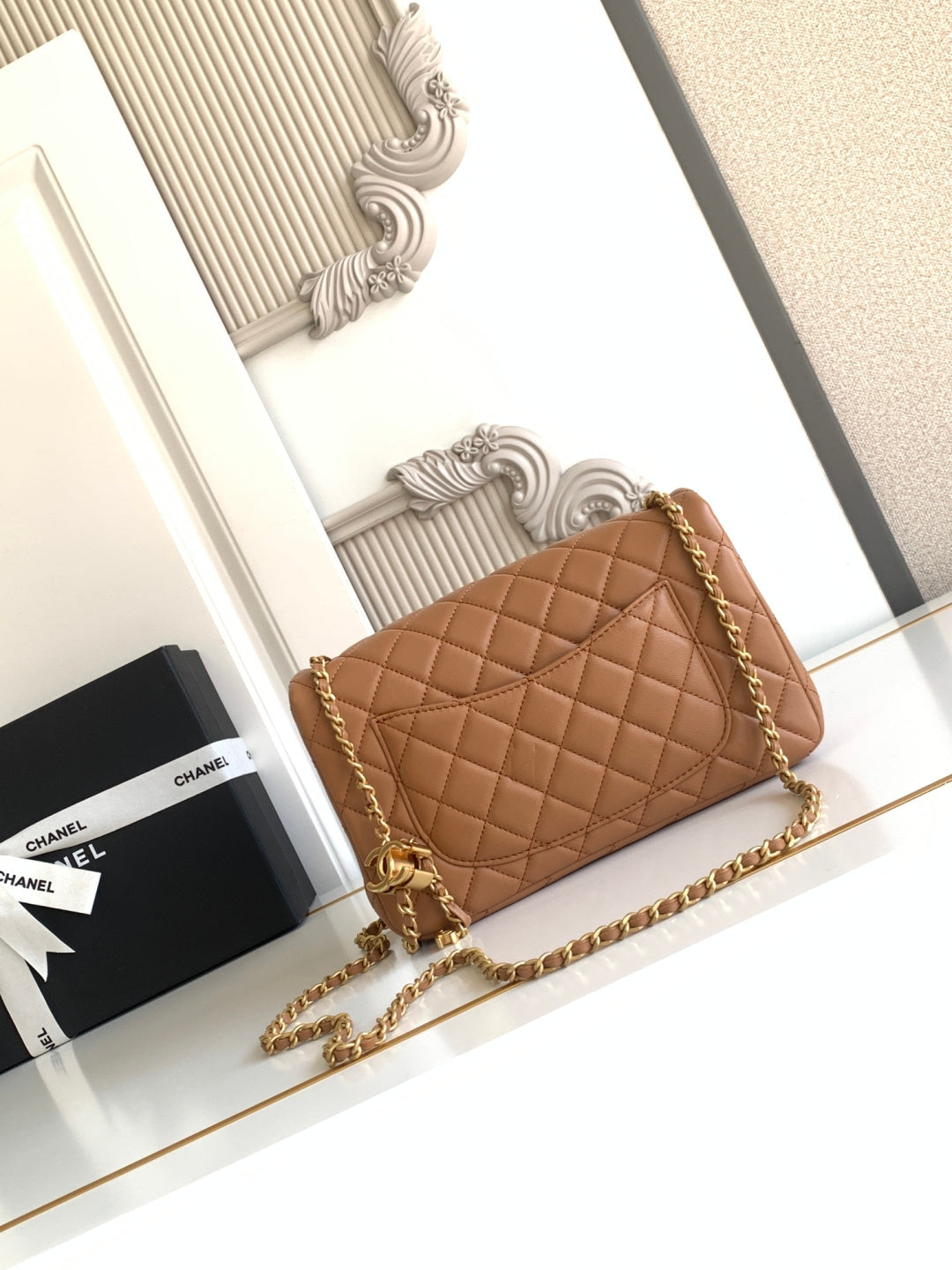 Chanel Classic Double Flap Brown