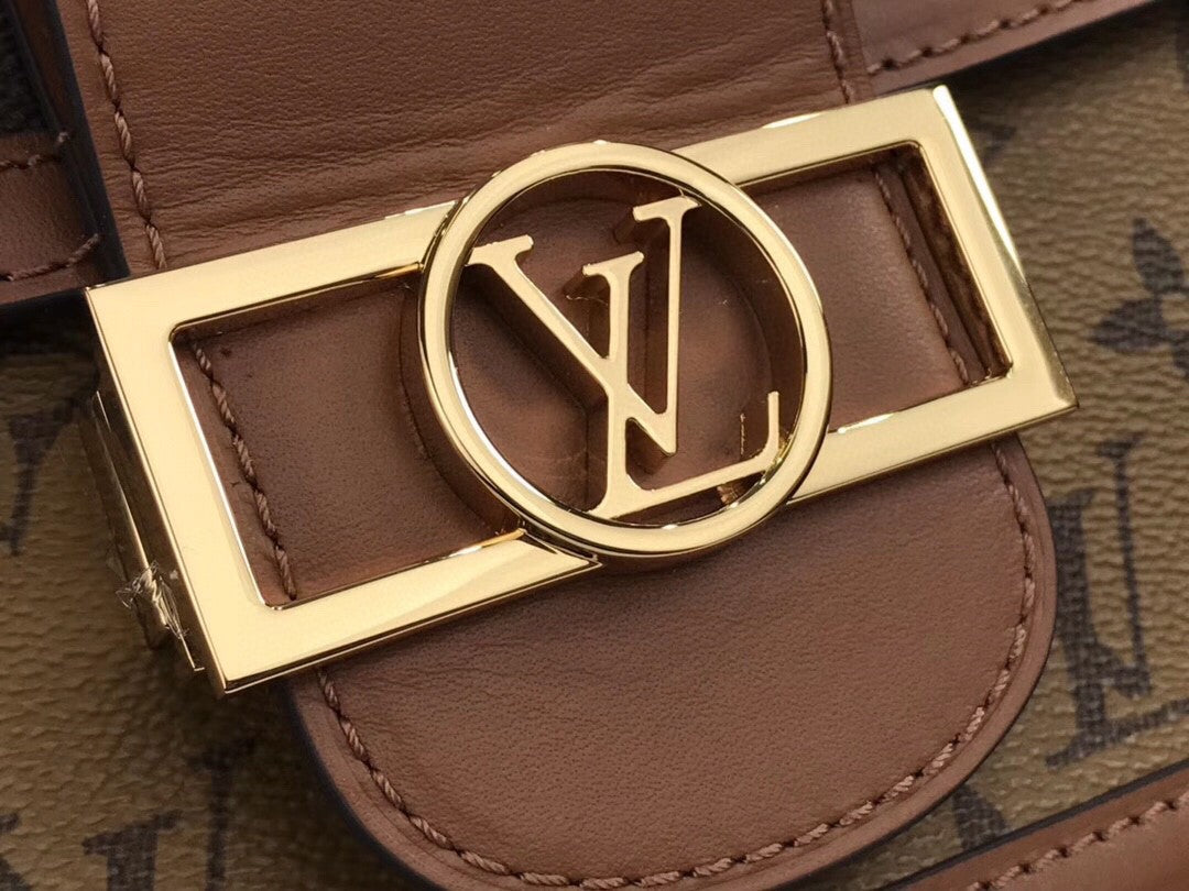 Lv Dauphine Mini Canvas Monogram