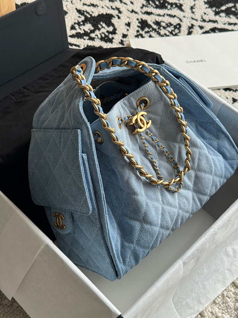 Bolsa Hobo  Chanel 25 Denim