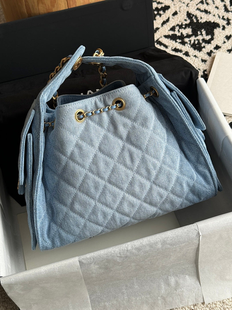 Bolsa Hobo  Chanel 25 Denim