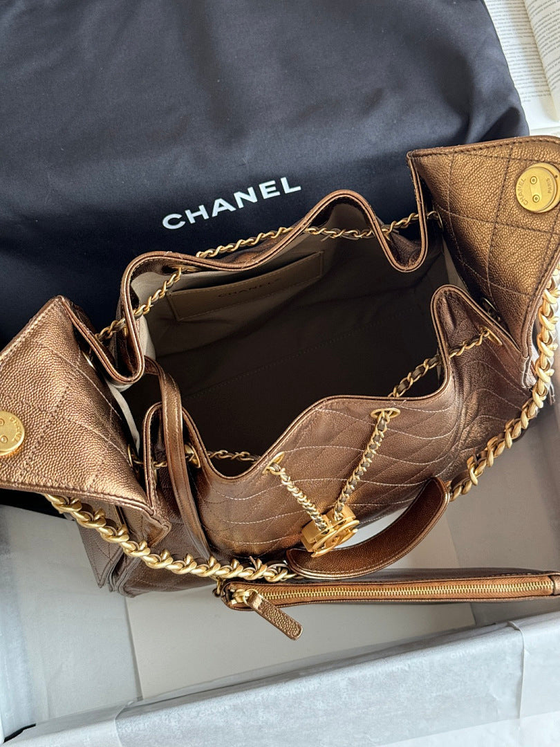 Bolsa CHANEL 25 Large Bronze