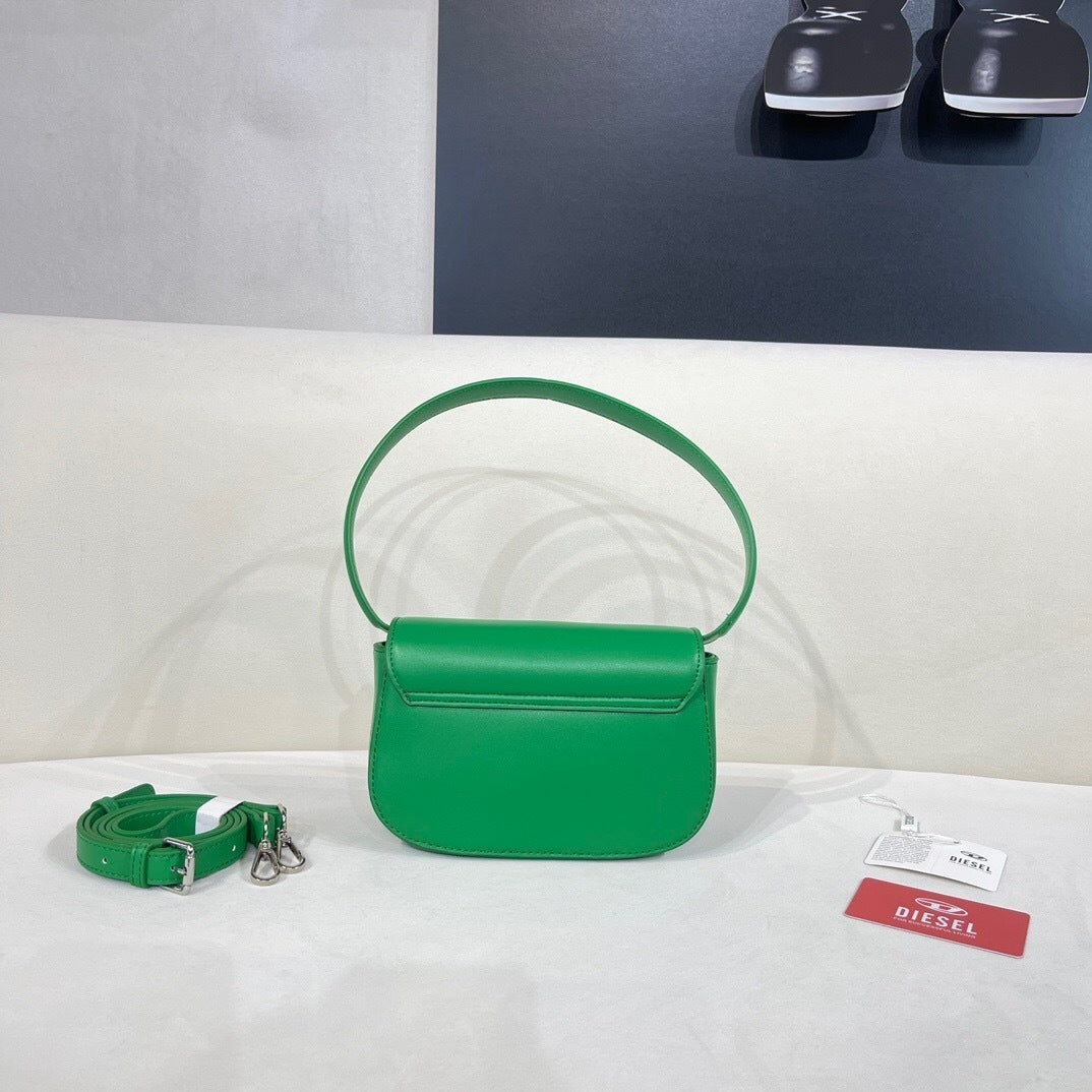Diesel 1DR Shoulder Bag Nappa Leather green