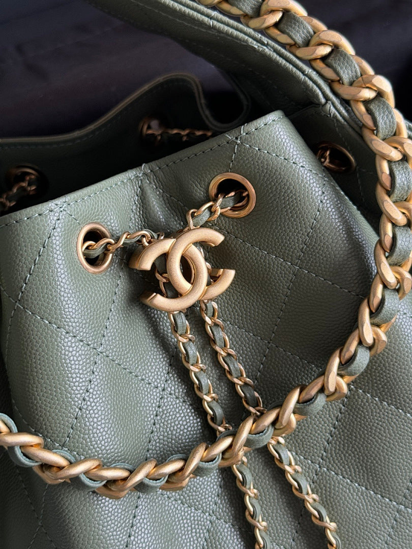 Bolsa Hobo Chanel 25 Green