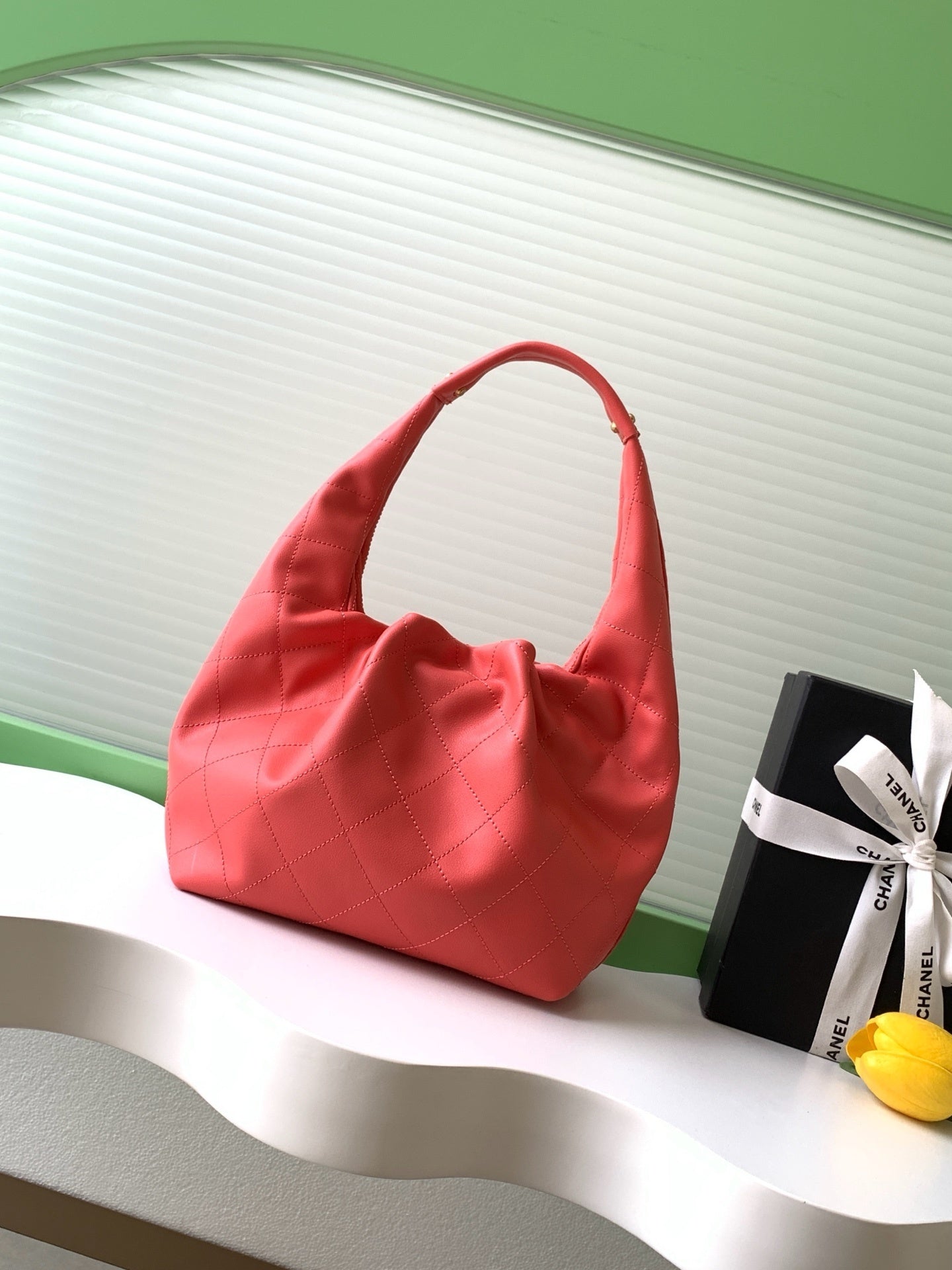 Chanel Hobo Bag Coral