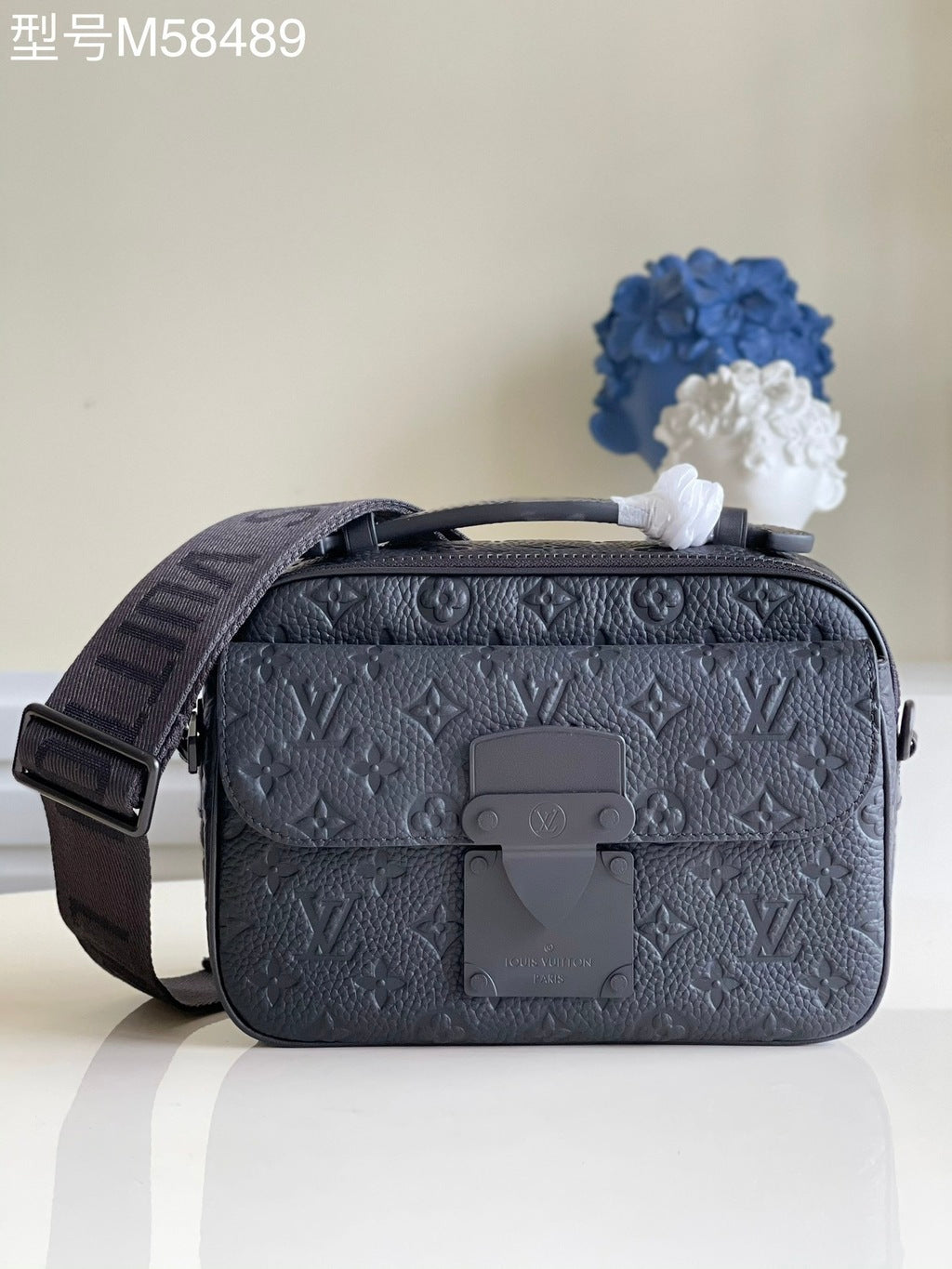 S-lock Messenger Monogram Black