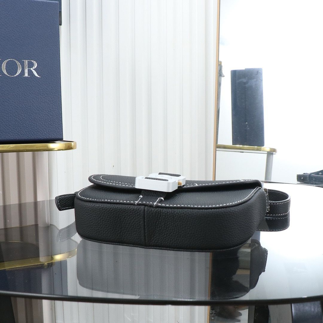 Dior Mini Saddle Bag Black