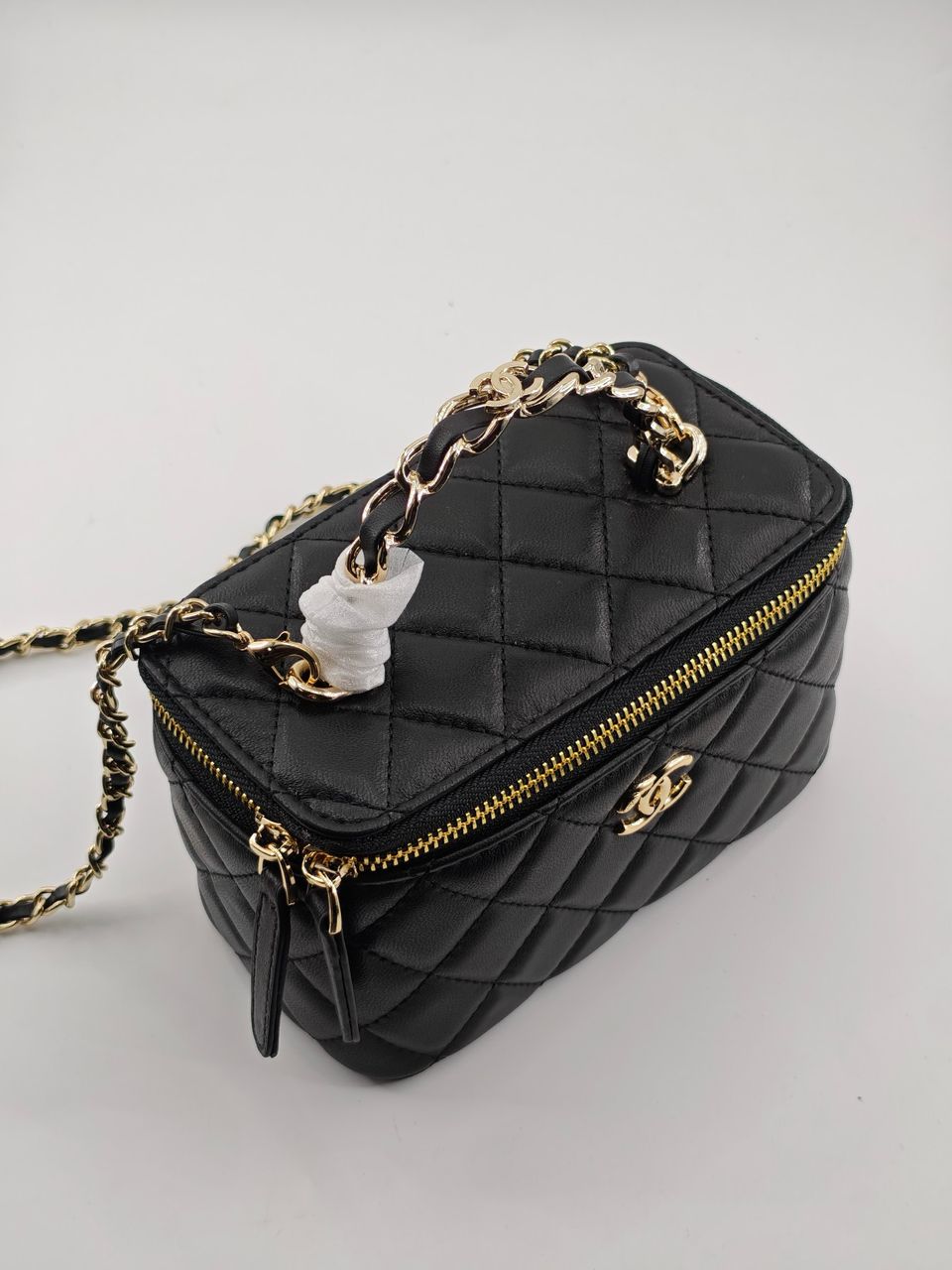 Bolsa Chanel Black Gold