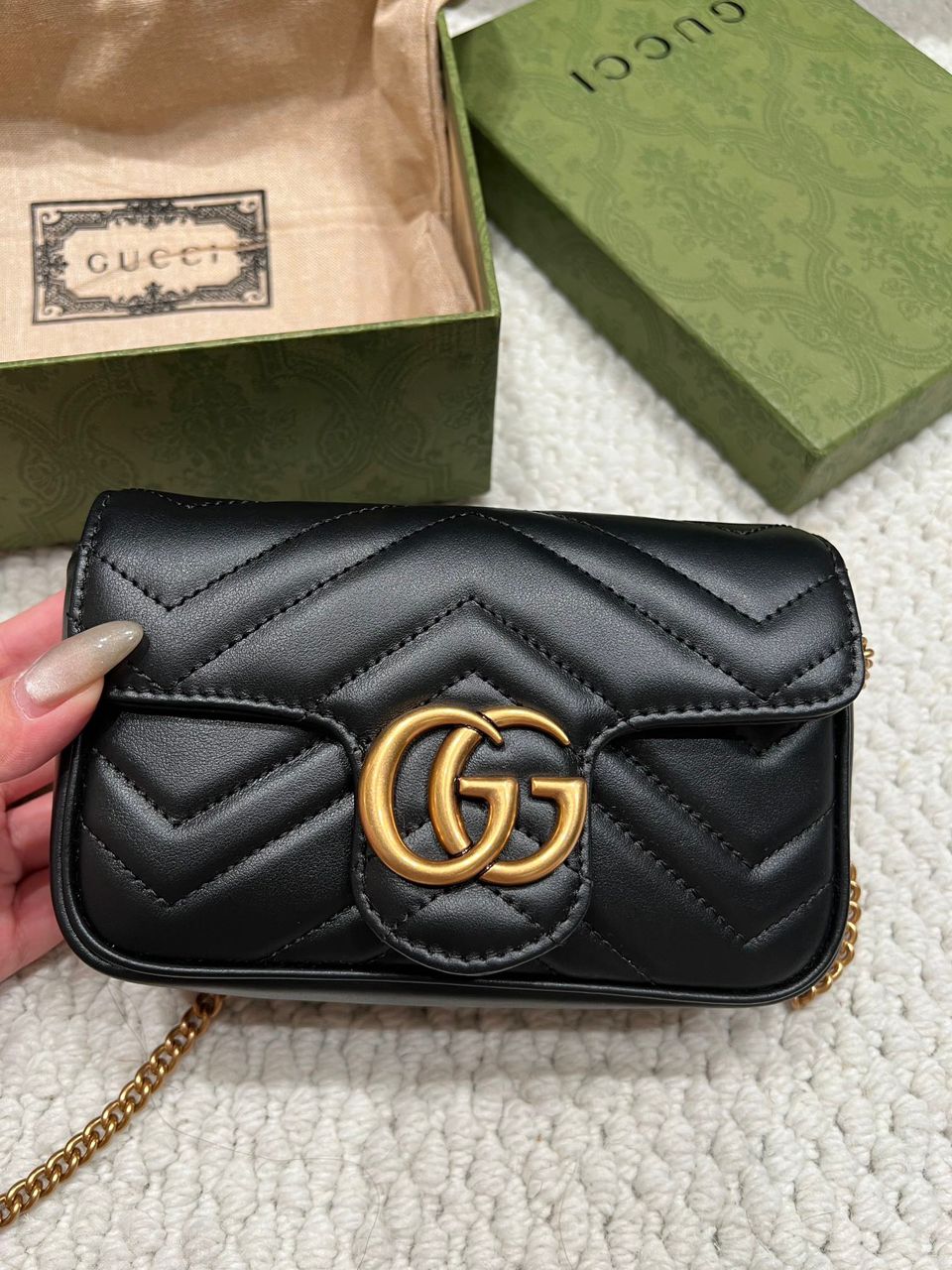 Gucci GG Marmont Mini Bag Black