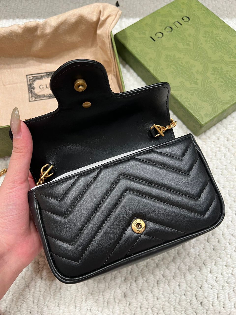 Gucci GG Marmont Mini Bag Black
