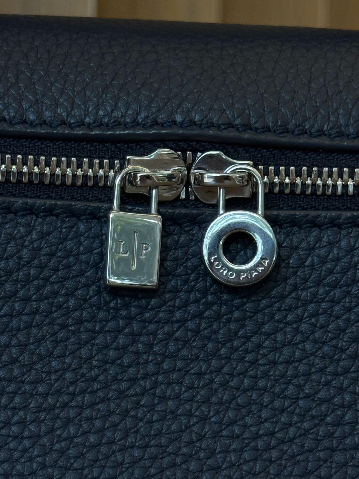 Loro Piana L19 Extra Pocket Pouch Blue