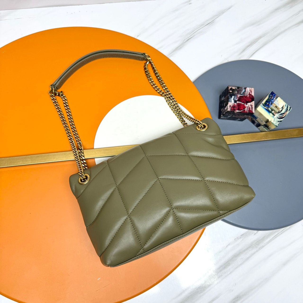 Yves Saint Laurent Medium Puffer in Nappa Leather