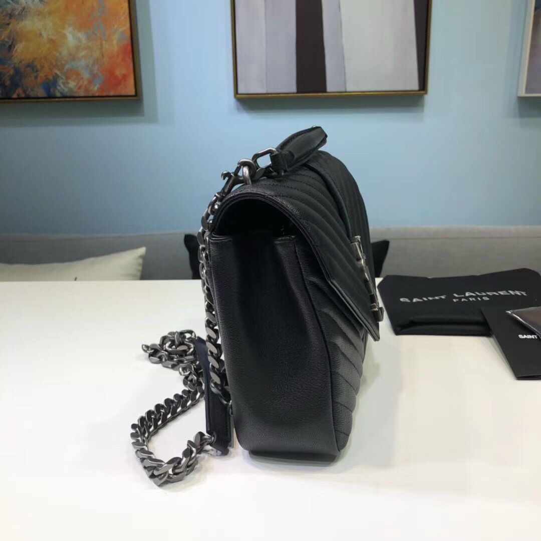 Yves Saint Laurent College Medium Black