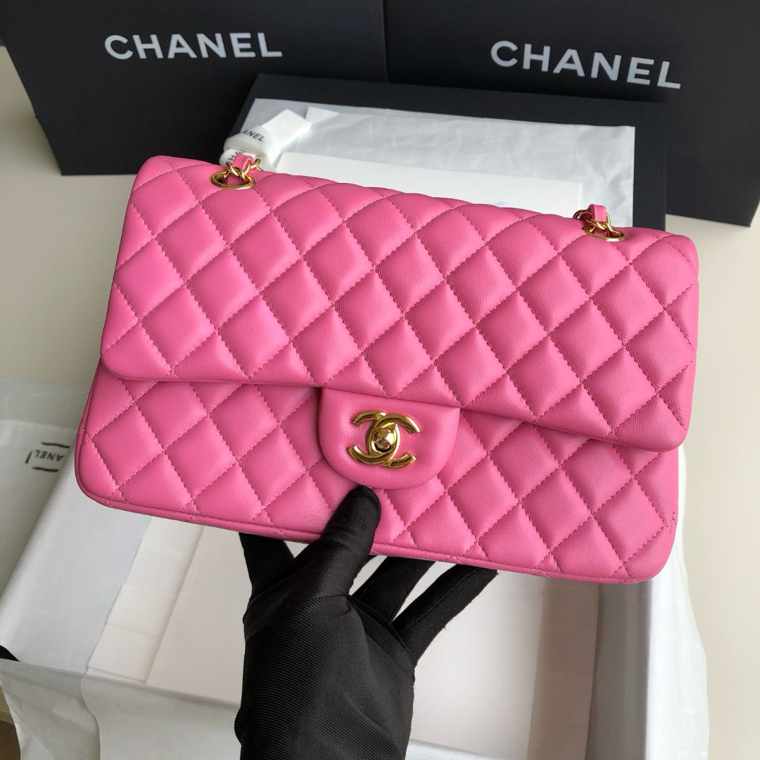 Chanel 21P Pink Lambskin Quilted
