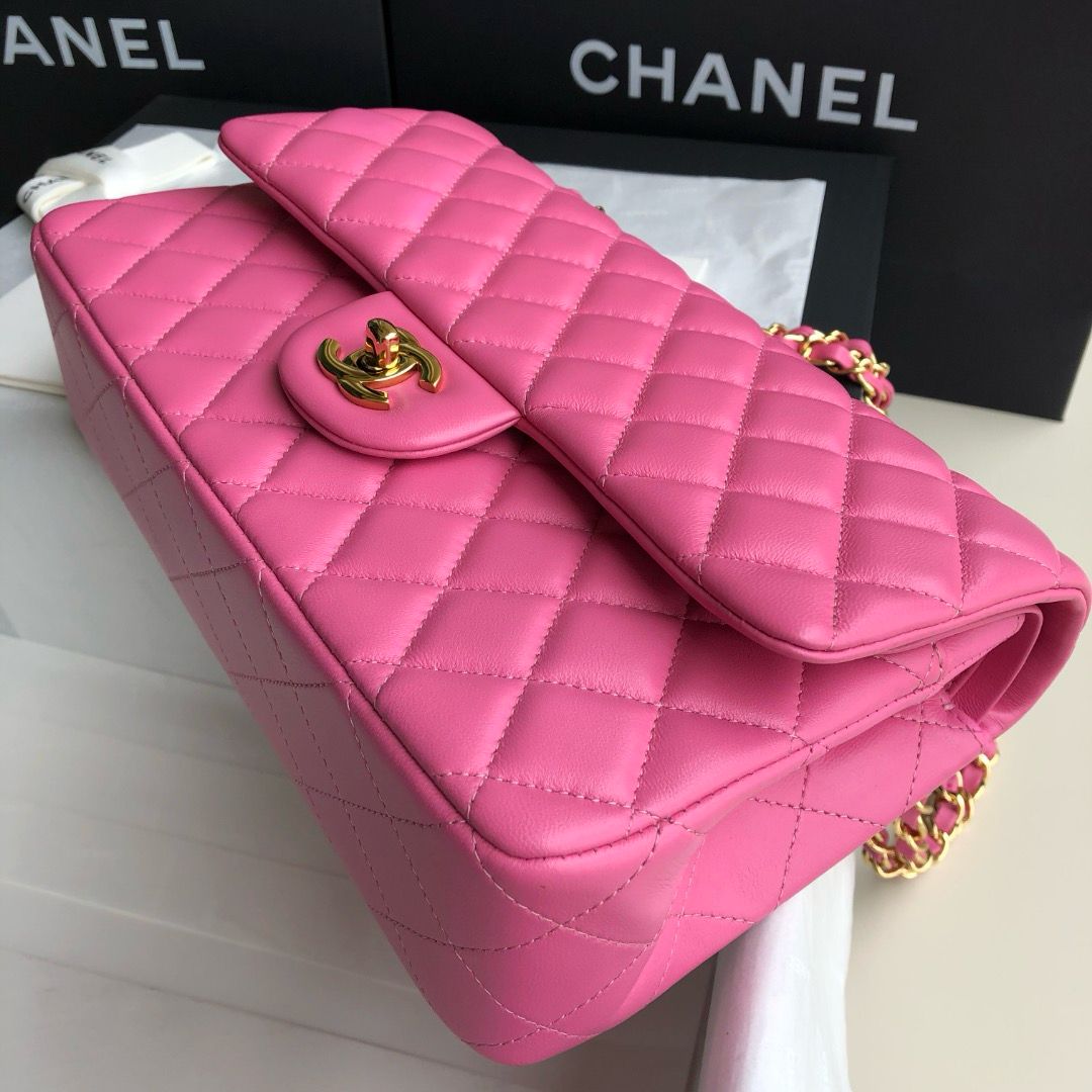 Chanel 21P Pink Lambskin Quilted