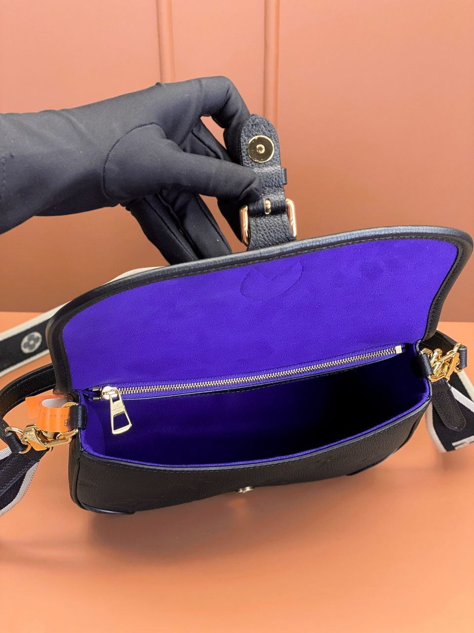 Lv Diane Monogram Empreinte Black