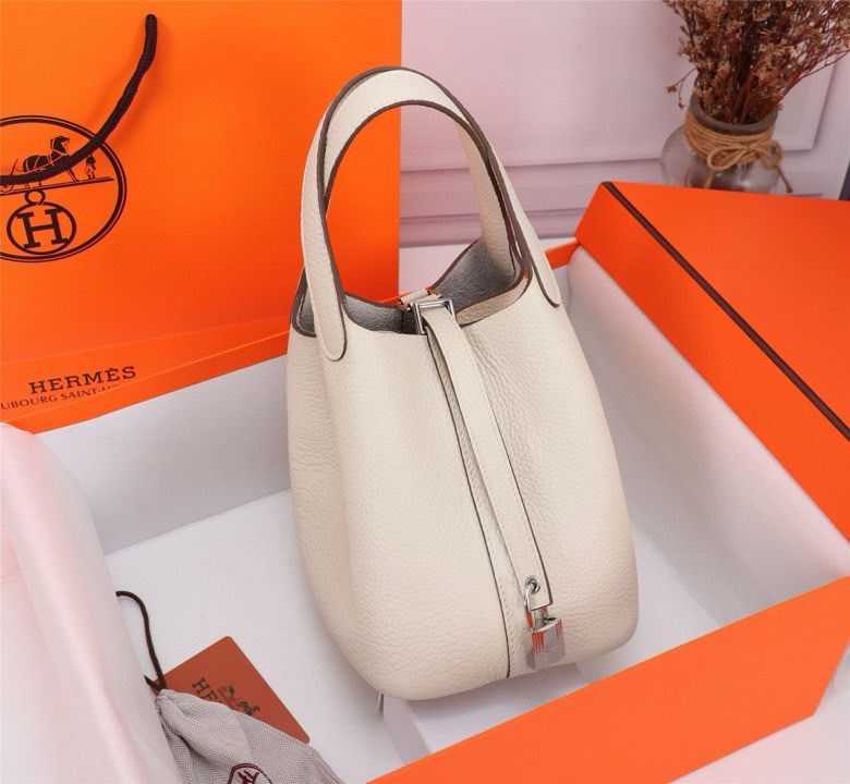 Bolsa Hermes Picotin 18 White