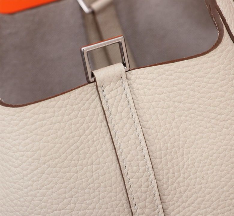 Bolsa Hermes Picotin 18 White (Pronta Entrega)