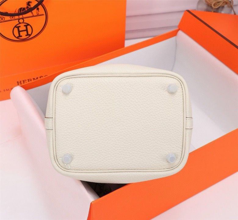 Bolsa Hermes Picotin 18 White (Pronta Entrega)