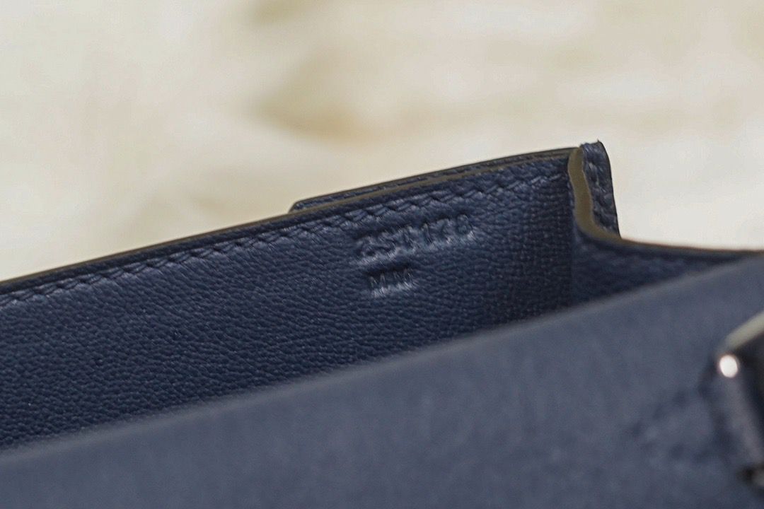 Bolsa Hermes Kelly Dépêches 25 Navy